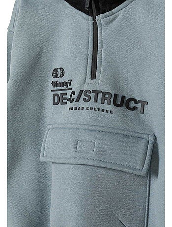 Sweat à capuche motif/style imprimé - minoti