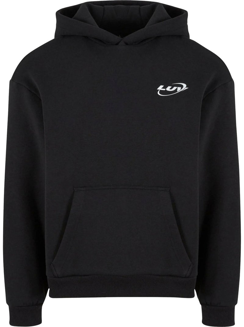 Sweat à capuche motif/style imprimé au dos dark romance - mister tee Noir - Kiabi