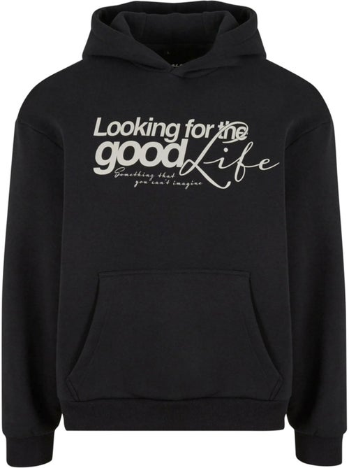 Sweat à capuche motif/style imprimé au dos good days - mister tee - Kiabi Sweat à capuche motif/style imprimé au dos good days - mister tee - Kiabi