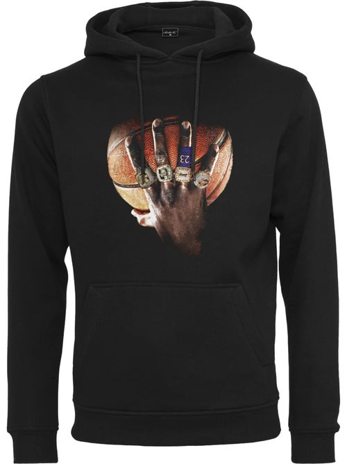 Sweat à capuche motif/style imprimé au dos hail the king - mister tee - Kiabi