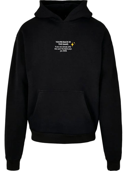 Sweat à capuche motif/style imprimé au dos intepol - mister tee - Kiabi