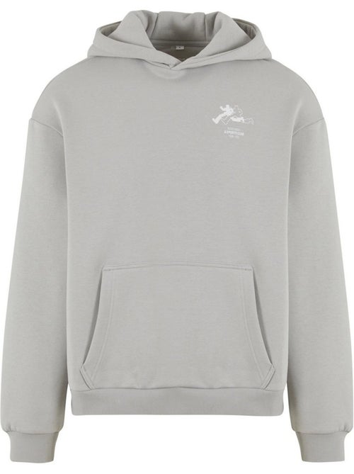 Sweat à capuche motif/style imprimé au dos run sports club - mister tee - Kiabi
