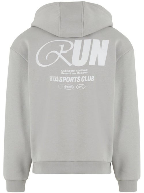 Sweat à capuche motif/style imprimé au dos run sports club - mister tee - Kiabi Sweat à capuche motif/style imprimé au dos run sports club - mister tee - Kiabi