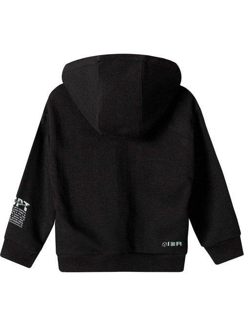 Sweat à capuche motif/style imprimé sur poitrine - minoti - Kiabi