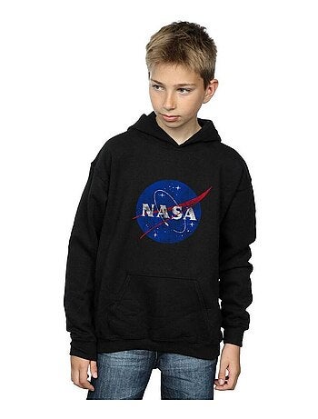 Sweat à capuche motif/style insigne - nasa