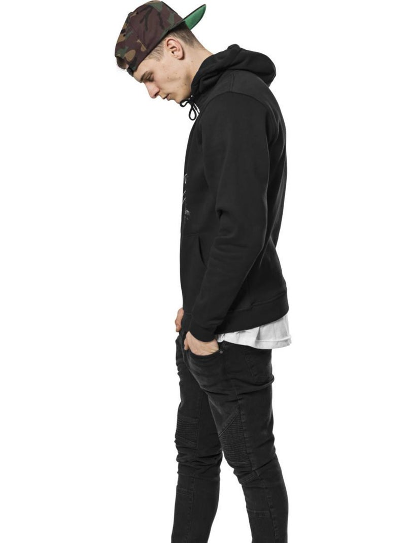 Sweat à capuche motif/style linkin park - merchcode Noir - Kiabi