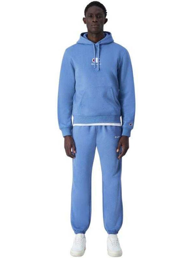 Sweat à capuche motif/style logo - champion Bleu - Kiabi