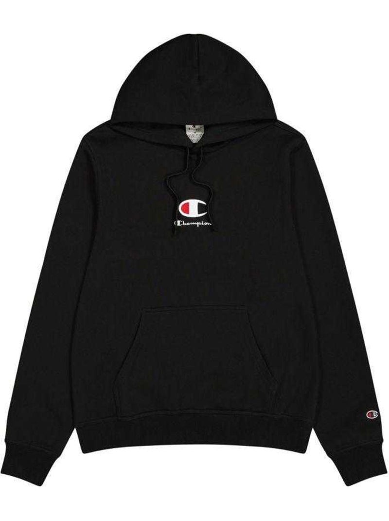 Sweat à capuche motif/style logo - champion Noir - Kiabi