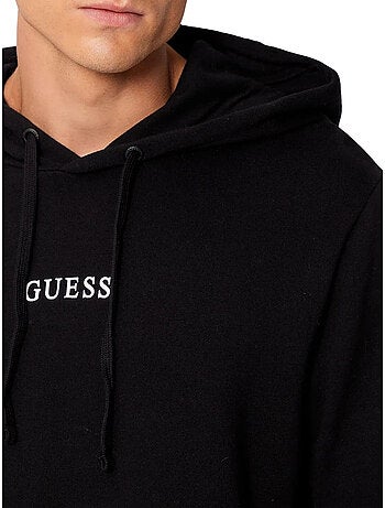 Sweat à capuche motif/style logo - guess
