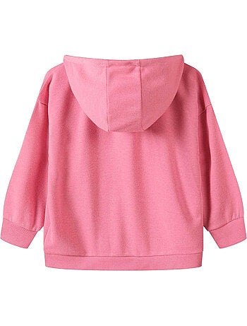 Sweat à capuche motif/style logo contrasté - minoti