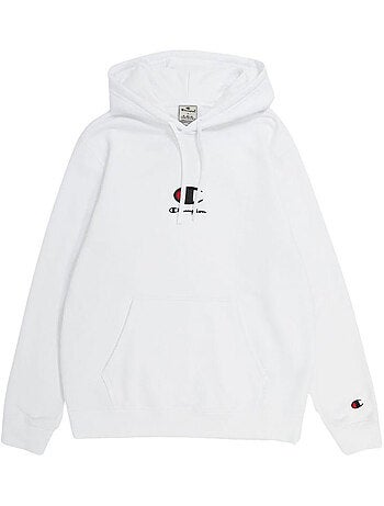 Sweat à capuche motif/style logo sur poitrine - champion