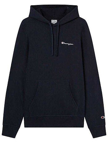 Sweat à capuche motif/style logo sur poitrine - champion