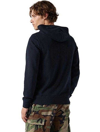 Sweat à capuche motif/style logo sur poitrine - champion
