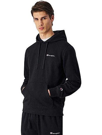 Sweat à capuche motif/style logo sur poitrine - champion