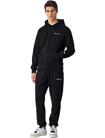 Sweat à capuche motif/style logo sur poitrine - champion