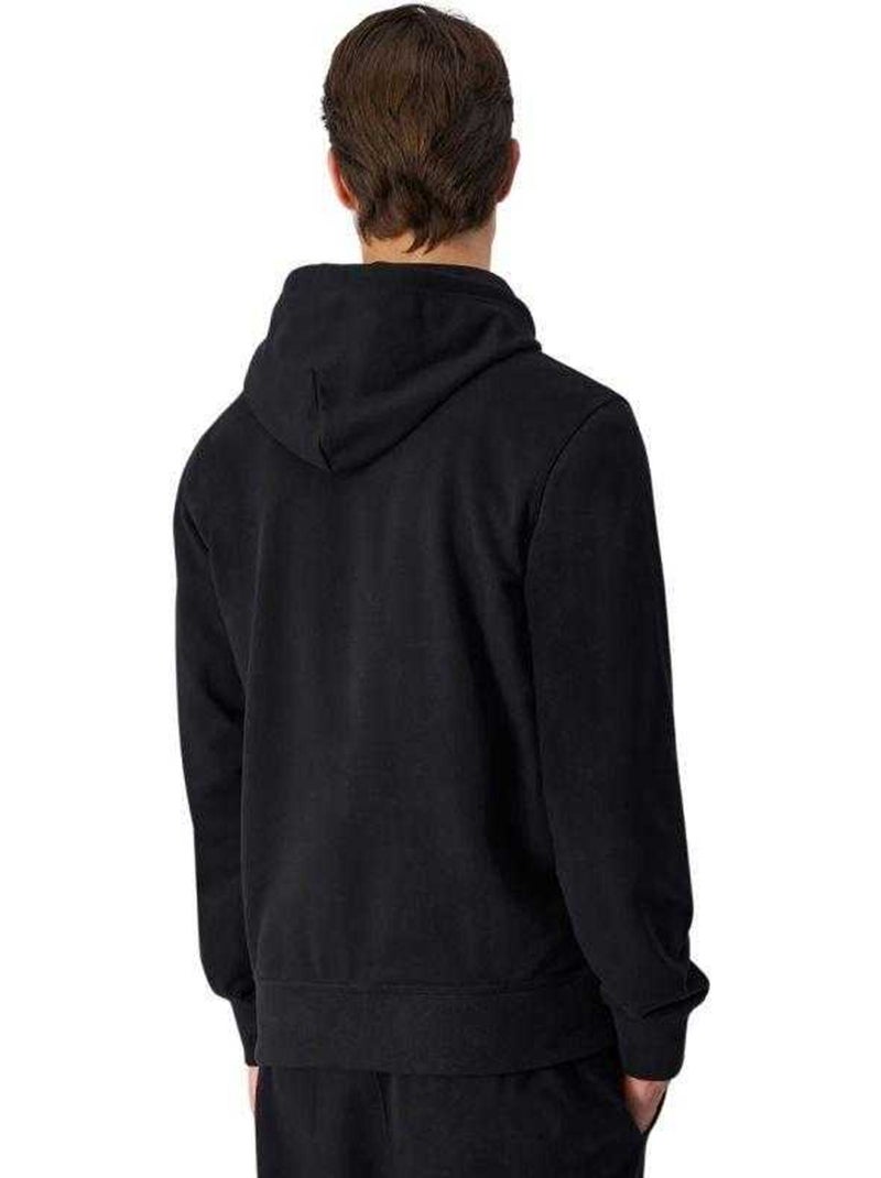 Sweat à capuche motif/style logo sur poitrine - champion Noir - Kiabi