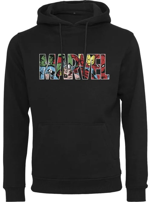 Sweat à capuche motif/style marvel logo character - merchcode - Kiabi