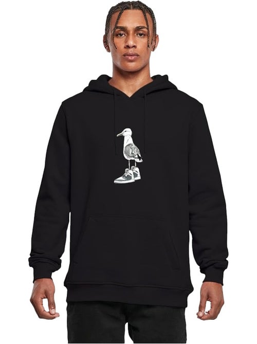 Sweat à capuche motif/style mouette à baskets - mister tee - Kiabi Sweat à capuche motif/style mouette à baskets - mister tee - Kiabi