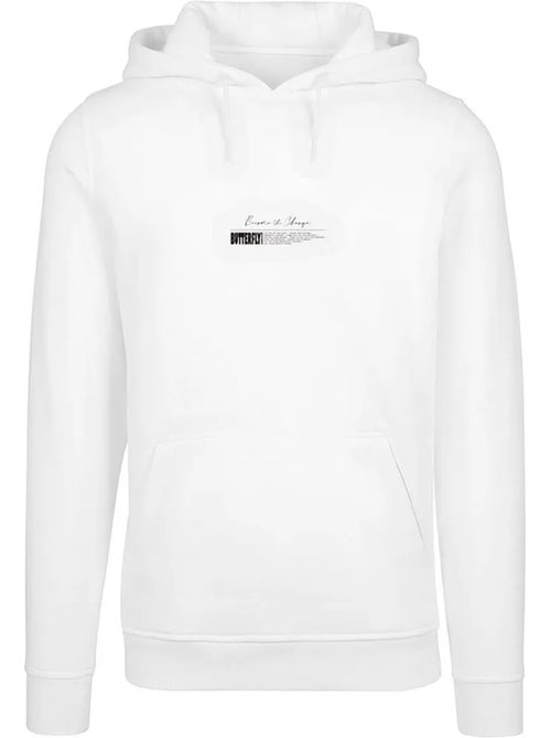 Sweat à capuche motif/style papillon become the change 2.0 - mister tee - Kiabi