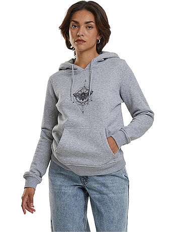 Sweat à capuche motif/style papillon de nuit - mister tee