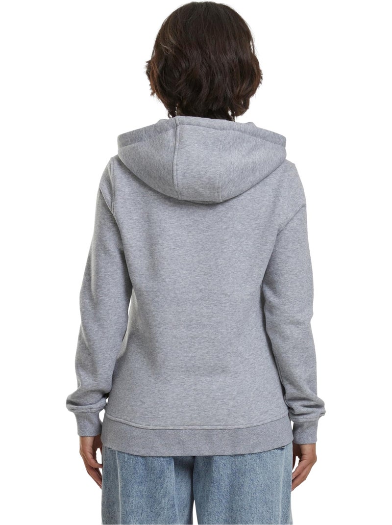 Sweat à capuche motif/style papillon de nuit - mister tee Gris chiné - Kiabi