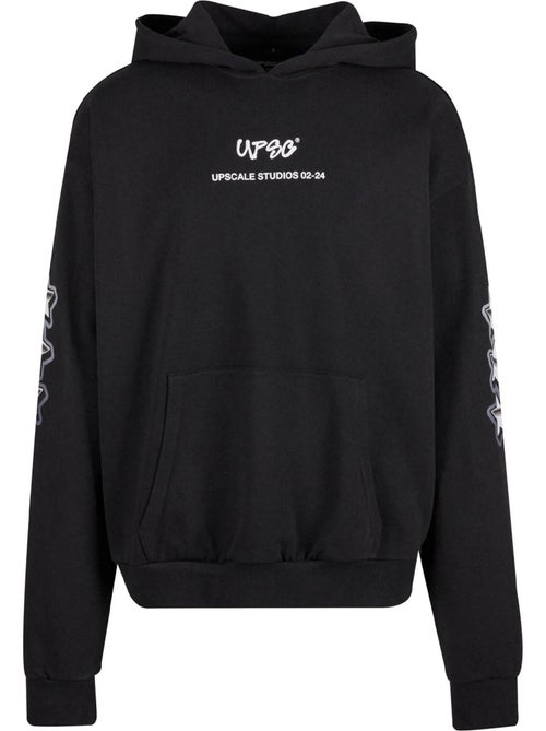 Sweat à capuche motif/style peace and love - mister tee - Kiabi