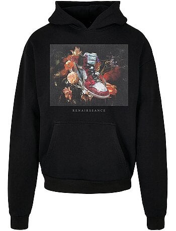 Sweat à capuche motif/style peindre renairssance - mister tee