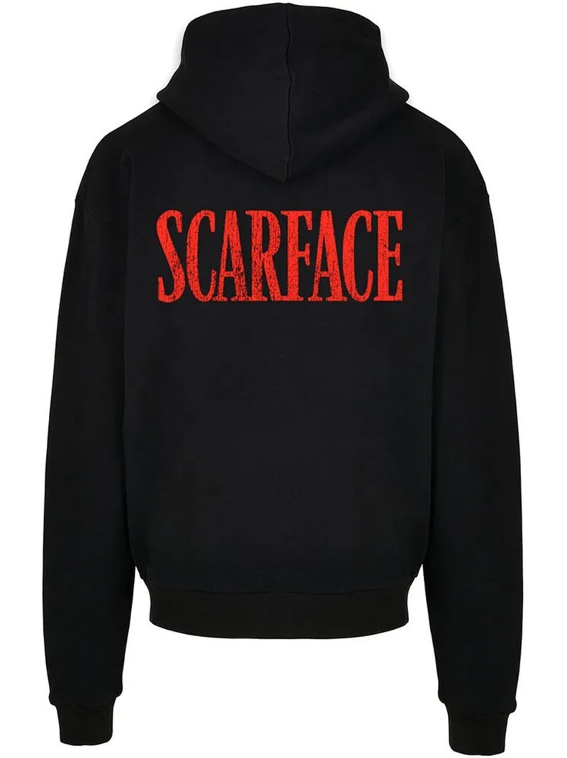 Sweat à capuche motif/style scarface little friend - mister tee Noir - Kiabi