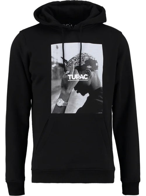 Sweat à capuche motif/style tupac shakur f*ck the world - mister tee - Kiabi