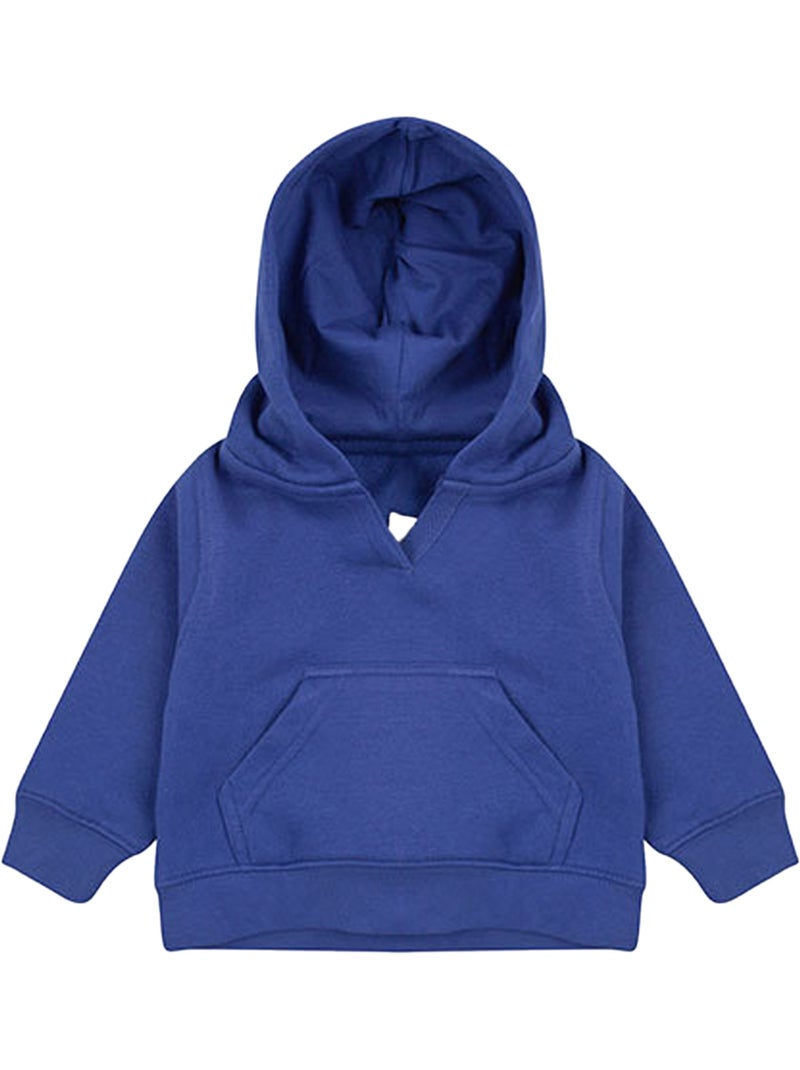 Sweat à capuche motif/style uni - larkwood Bleu roi - Kiabi