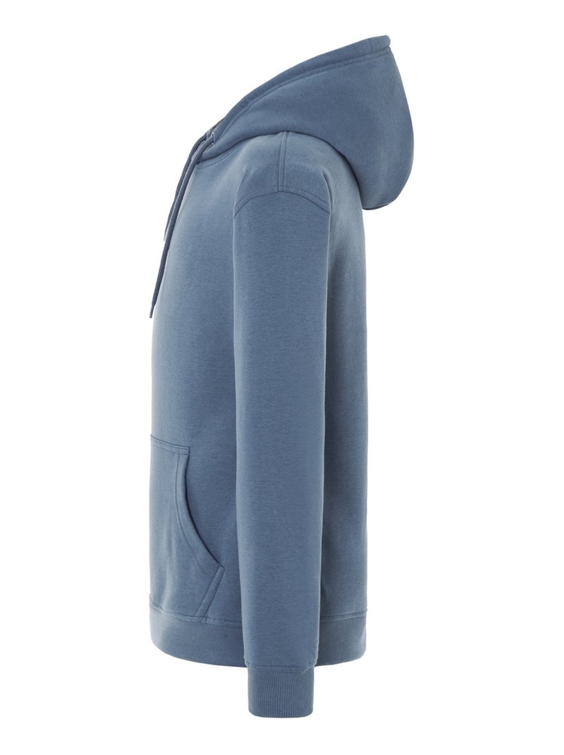 Sweat à capuche motif/style uni teide - jhk Bleu cobalt - Kiabi
