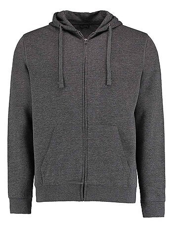 Sweat à capuche motif/style zippé - kustom kit