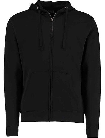Sweat à capuche motif/style zippé - kustom kit
