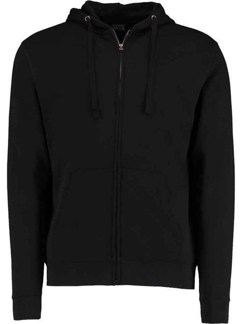 Sweat à capuche motif/style zippé - kustom kit - Kiabi