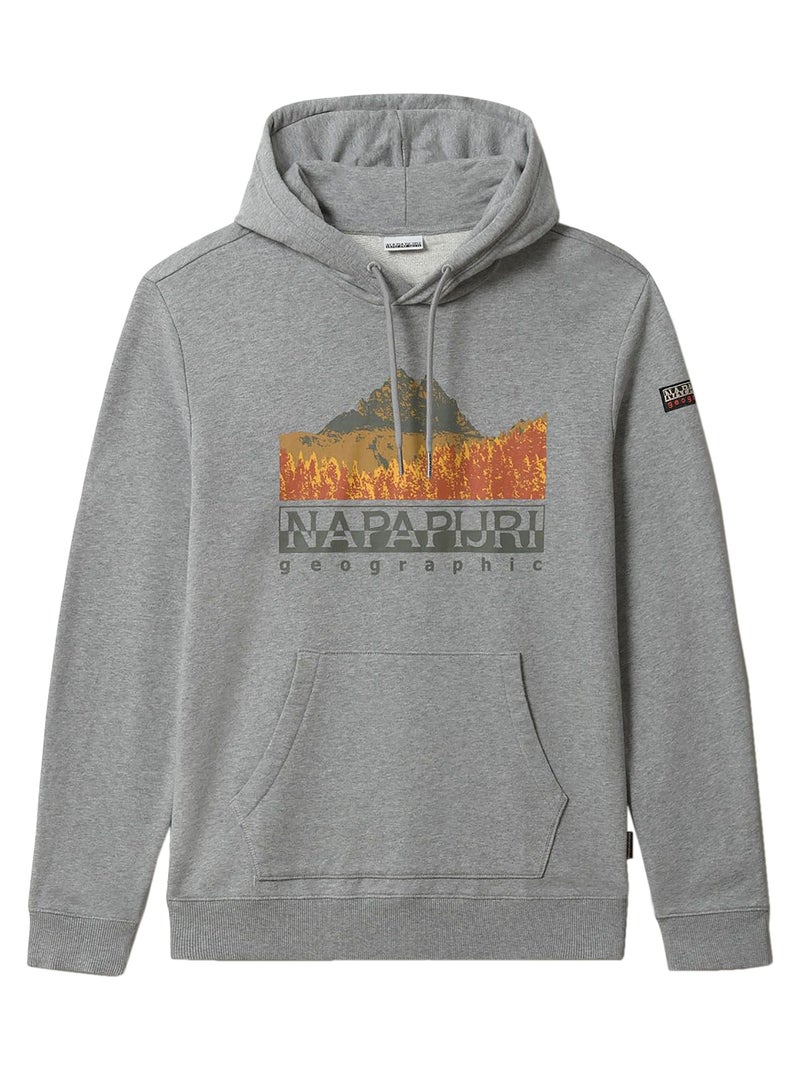 Sweat à Capuche Napapiji Bett Gris - Kiabi