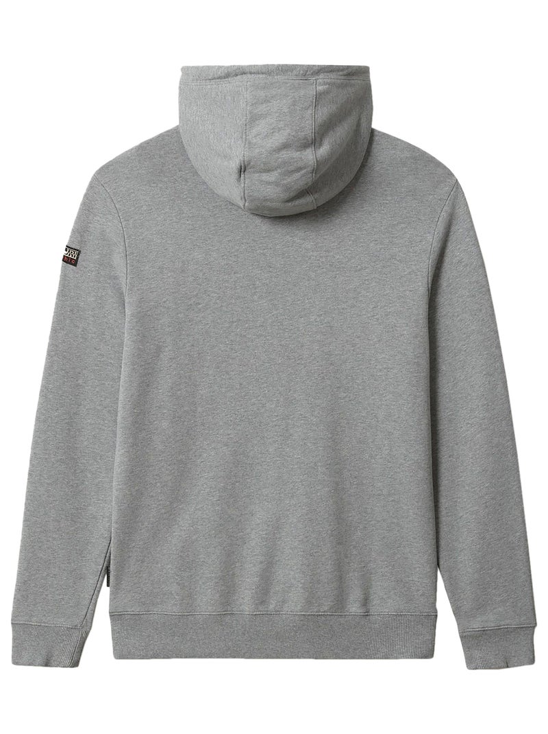 Sweat à Capuche Napapiji Bett Gris - Kiabi