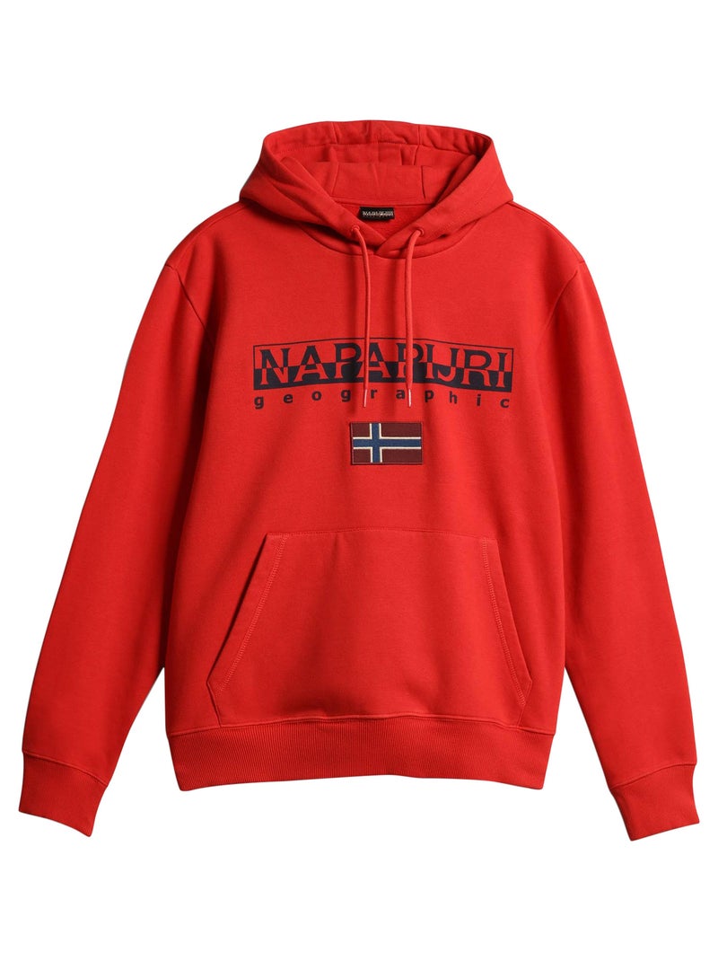 Sweat à Capuche Napapijri Ayas H 1 Rouge - Kiabi