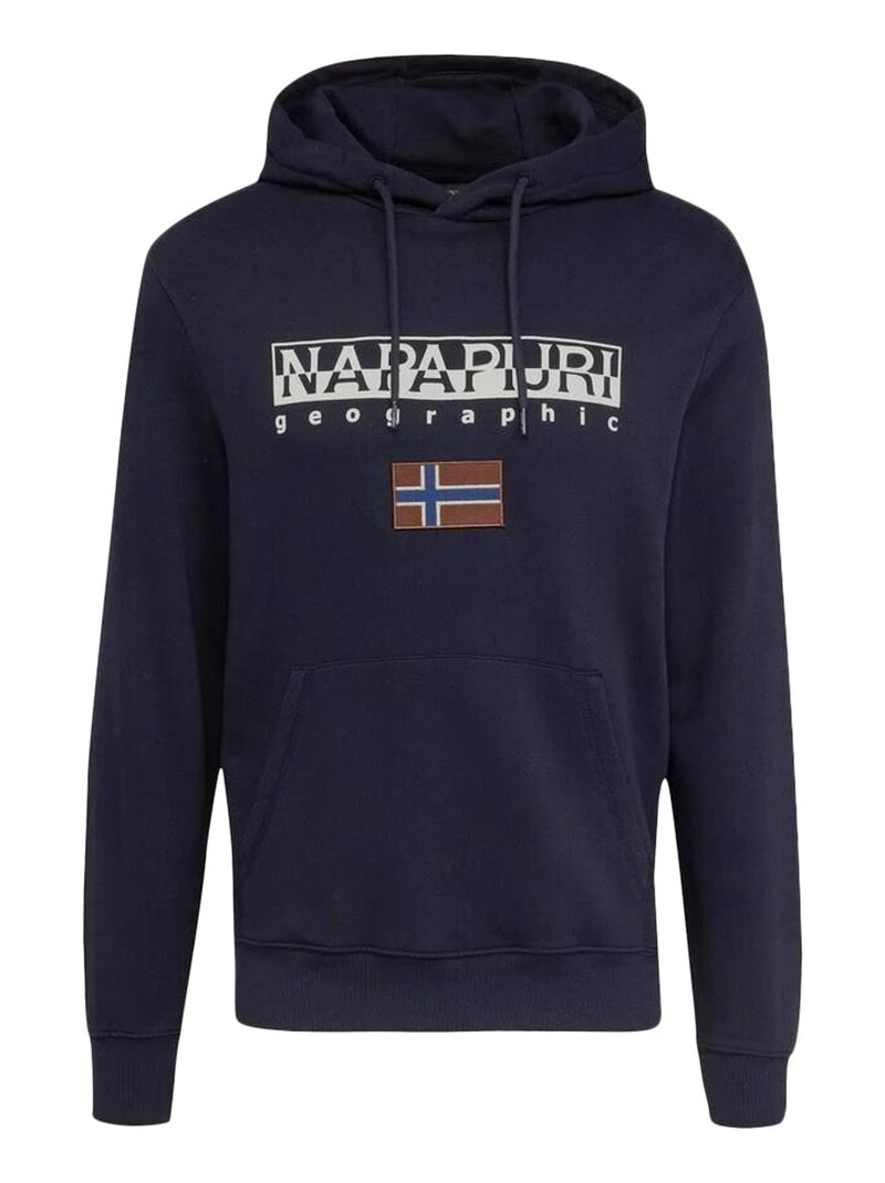 Sweat à Capuche Napapijri B-Ayas H 2 Bleu - Kiabi