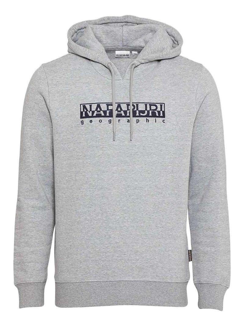 Sweat à Capuche Napapijri Berber Gris - Kiabi