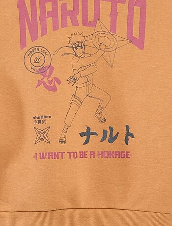 Sweat à capuche 'Naruto' en polaire coton