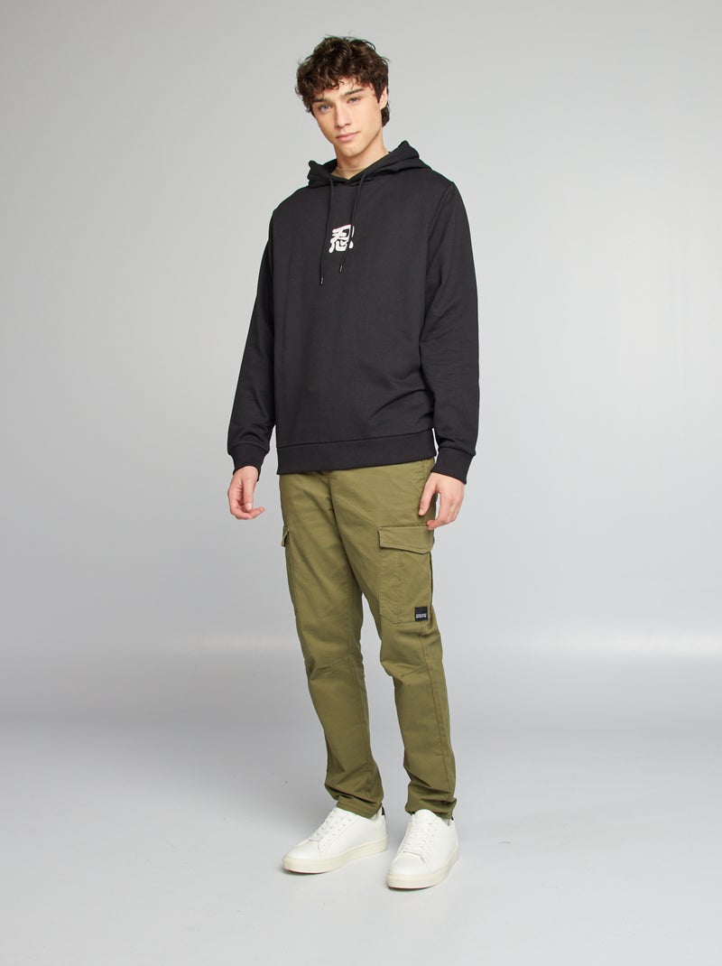 Sweat à capuche 'Naruto' noir - Kiabi