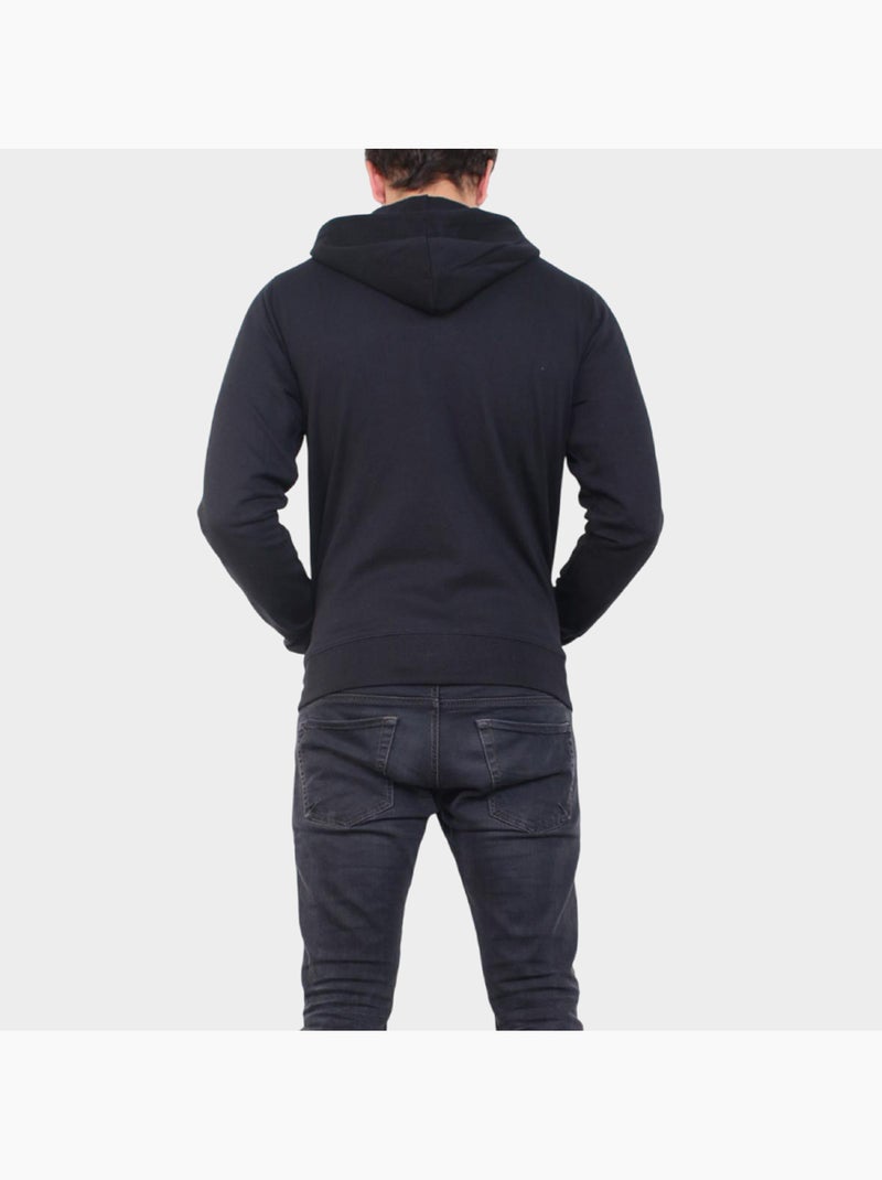 Sweat à capuche Noir - Kiabi