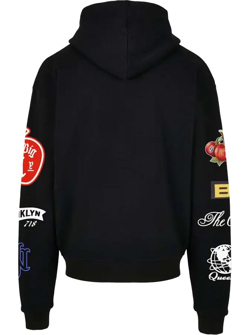 Sweat à capuche ny homage - mister tee Noir - Kiabi