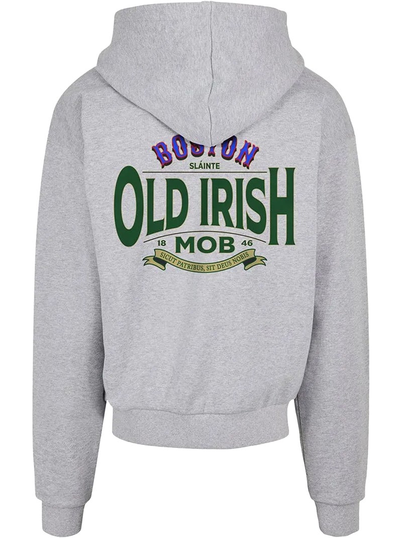 Sweat à capuche old irish mob - mister tee Gris - Kiabi