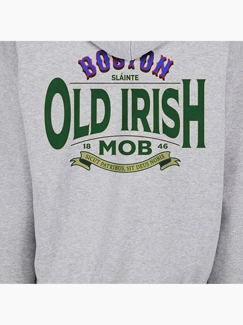 Sweat à capuche old irish mob - mister tee Gris - Kiabi