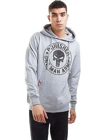 Sweat à capuche one man army - le punisseur (punisher)