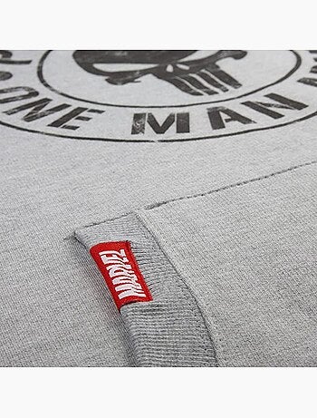 Sweat à capuche one man army - le punisseur (punisher)