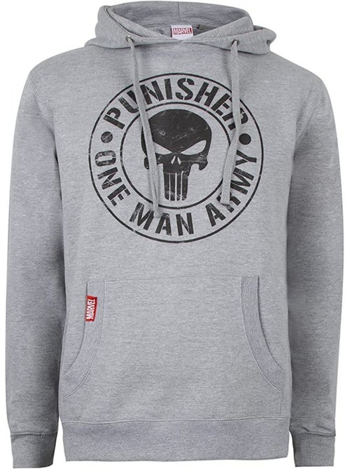 Sweat à capuche one man army - le punisseur (punisher) - Kiabi Sweat à capuche one man army - le punisseur (punisher) - Kiabi