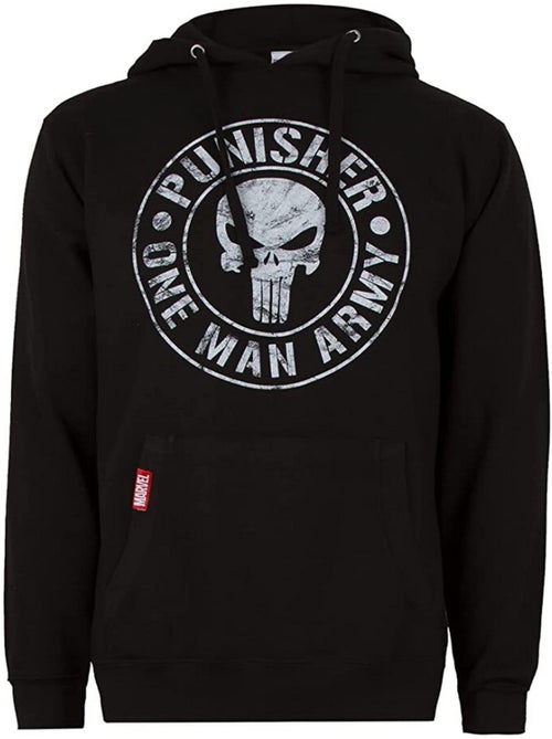 Sweat à capuche one man army - le punisseur (punisher) - Kiabi Sweat à capuche one man army - le punisseur (punisher) - Kiabi