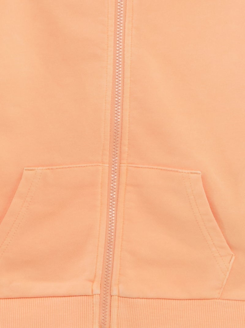 Sweat à capuche Orange - Kiabi